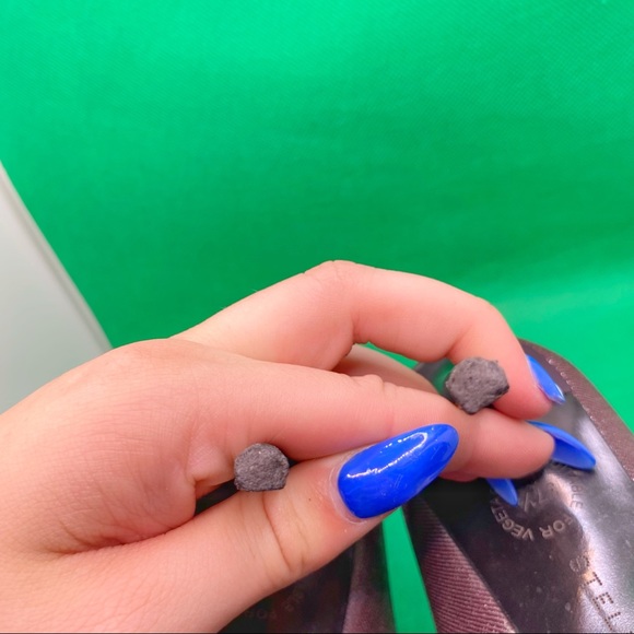 Stella McCartney Scallop Velvet Pointed Toe Heels - Picture 9 of 10